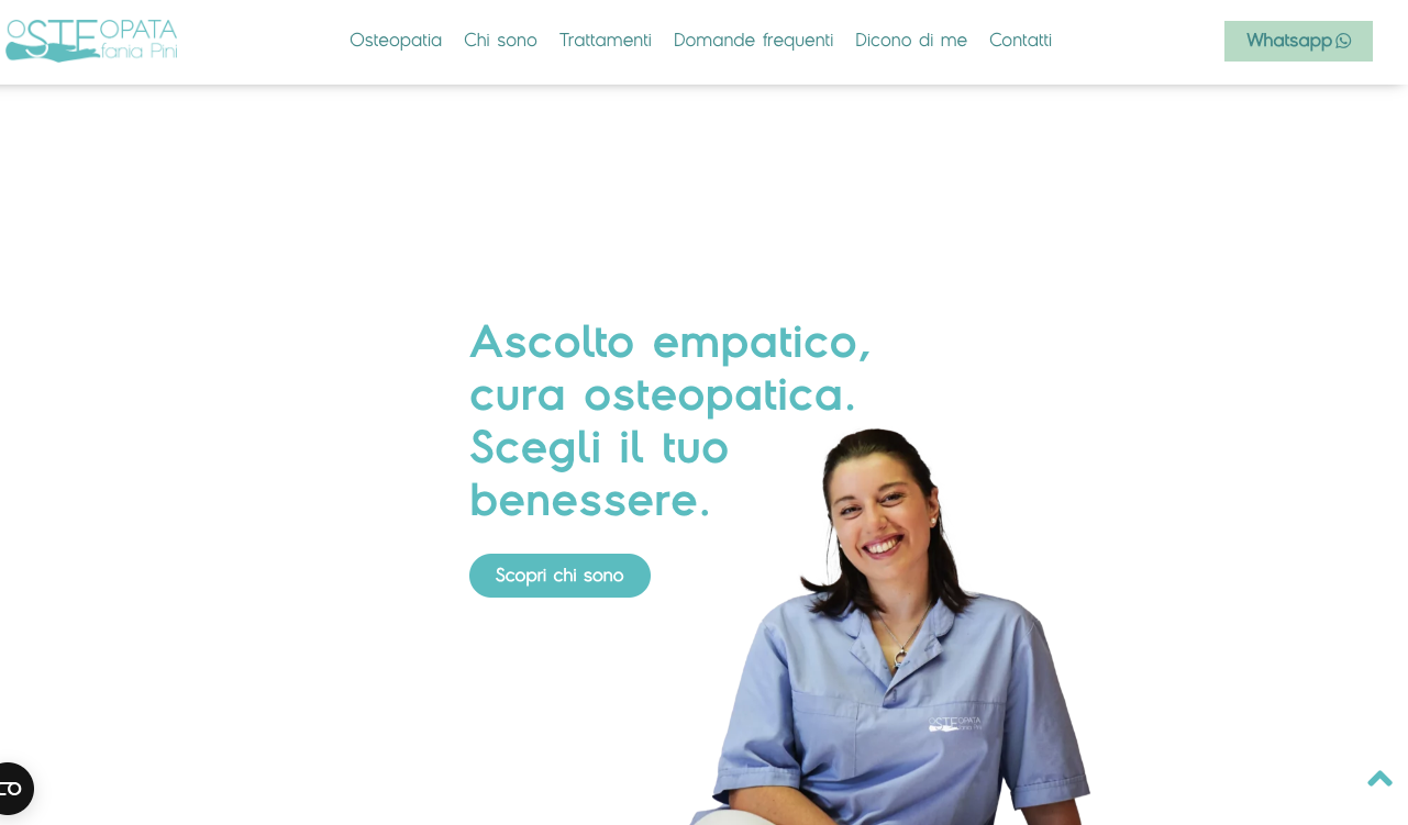 Stefania Pini, Osteopath